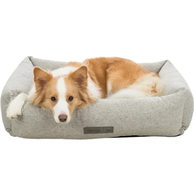 Bild av Trixie Noah vital bed square 80 x 60 cm light grey