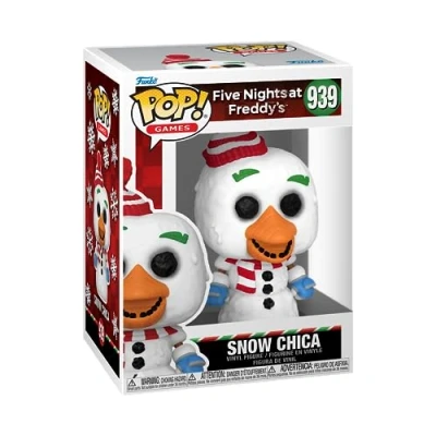 Bild av Funko POP! Spel: Five Nights At Freddy&#039;s (FNAF) Holiday Chica the Chicken Samlingsbar vinylfigur Presentidé Officiell Merchandise Fans av videospel