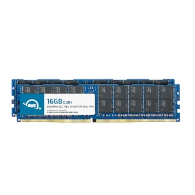 Bild av OWC 32 GB minnesuppgraderingssats 2 x 16 PC23400 DDR4 ECC R 2933MHz RDIMMs för Mac Pro 2019 modeller