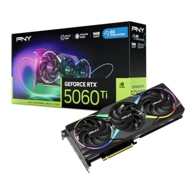 Bild av PNY GeForce RTX 5060 Ti NVIDIA Reference 16GB GDDR6X RAM Grafikkort