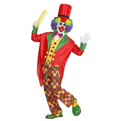 Bild av Widmann clown för vuxna Small flerfärgad