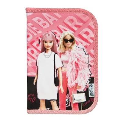Bild av Scooli Barbie fyllt skolfodral komplett fodral med högkvalitativa pennor och mer allt i ett praktiskt för skolan flickor från 6 år