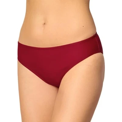 Bild av Merry Style Dam bikinitrosa badshorts badbyxor bikinibyxor bikiniunderdel MSVR1, Vinröd (4222), 44