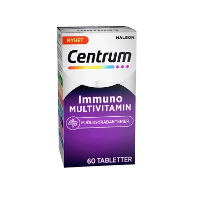 Bild av Centrum Immuno Multivitamin + Mjölksyrabakterier 60 st