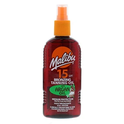 Bild av Malibu Huile Bronzante à l&#039;Huile d&#039;Argan SPF15 200 ml