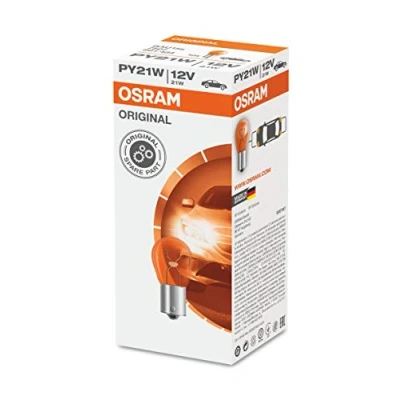Bild av OSRAM ULTRA LIFE 7507ULT Ampoule, feu clignotant 12 21 PY21W VOLKSWAGEN: TRANSPORTER 4 Bus, Polo IV 3/5 portes, Golf 5, RENAULT: TWINGO 1, CLIO 3