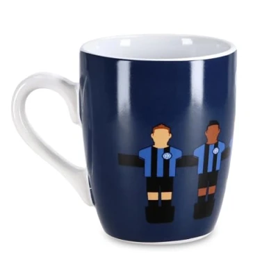Bild av FC Internazionale Milano S.p.A. Inter keramisk mugg, fotbollskollektion, ballillasamling, frukost för riktiga interister, officiell produkt.
