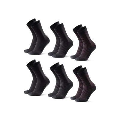 Bild av Danish Endurance 6 PACK Classic Strumpor, Storlek: 39 42, Black
