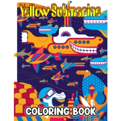 Bild av Yellow Submarine Coloring Book: A Fabulous Book For Fans Of All Ages With Several Images Submarine. One The Best Ways To Relax And Enjoy Fun.