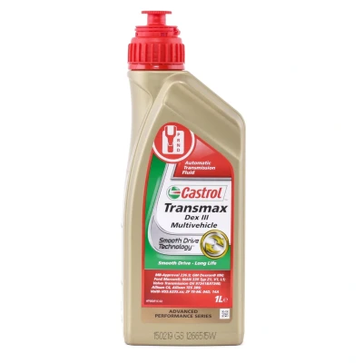 Bild av CASTROL ATF DEX III MULTIVEHICLE 154EE8 Huile Boite Automatique 1 Rouge PEUGEOT: Bipper Van, 206 3/5 portes, 406 Berline, BMW: 5 Berline