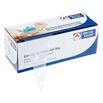 Bild av thermohauser Engångsspritspåse (plast PE) Smoothy, transparent, 100 stycken, 45,0 x 23,0 0,009 cm