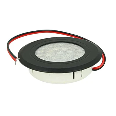 Bild av Mini LED infälld spotlight dimbar touch dimmer från DC 12 V 2,5 W runt hål 60 mm (svart, 4 500 K)
