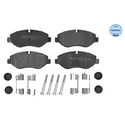 Bild av MEYLE 025 292 2920 Jeu de plaquettes frein ORIGINAL Quality Essieu avant préparé pour indicateur d&#039;usure avec tôle anti bruit IVECO: Daily 6