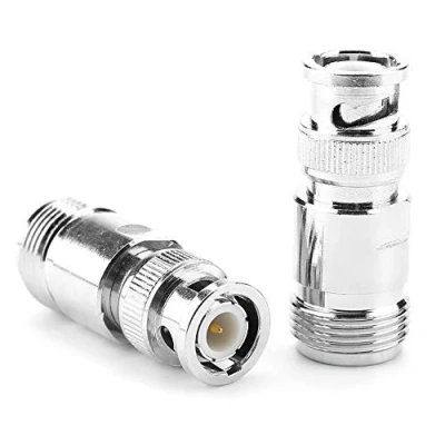 Bild av Akozon Typ N till BNC adapter 2 st. uttag RF koaxialadapter testomvandlare