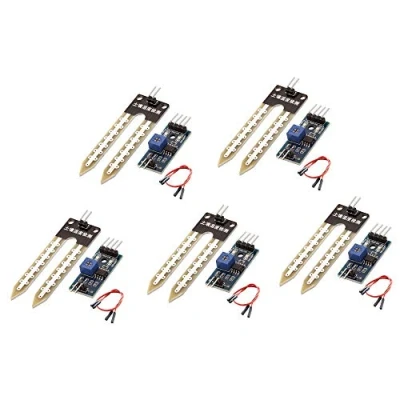 Bild av WINGONEER® 5 st jordhygrometer fuktdetektering vattensormodul YL 69 sensor och HC 38 modul för Arduino