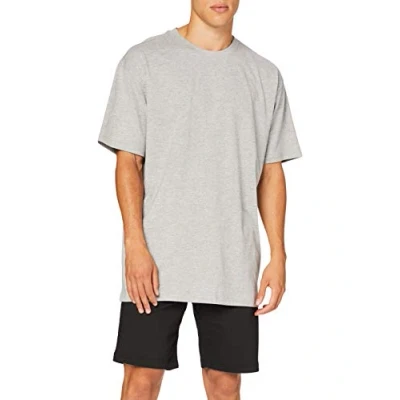 Bild av Build Your Brand mäns tung oversize t shirt, GRÅ, 5XL