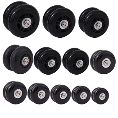Bild av ICTRONIX Pair Luggage Bag Replacement Wheels for Trolley Hard Keychain 70mmX23mm