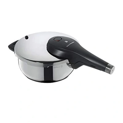 Bild av WMF Perfect Premium tryckkokare induktion 3 l, 22 cm, Cromargan polerat rostfritt stål, 2 matlagningsnivåer, allt i ett knopp