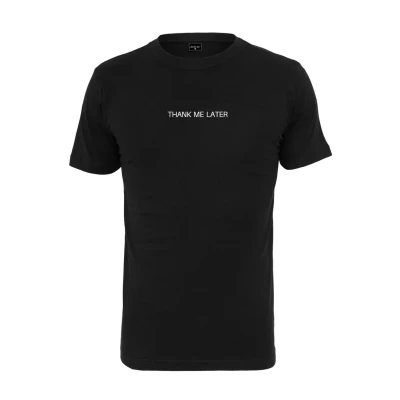 Bild av Mister Tee Thank ME Later Tshirt med print, Storlek: Large, Black