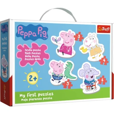 Bild av Trefl My First Puzzles Greta Gris Pussel 4 i 1
