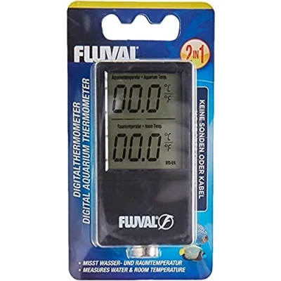 Bild av Fluval trådlös 2 i 1 digital termometer mäter vatten och rumstemperaturen