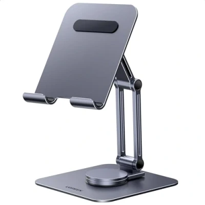 Bild av UGREEN Tablet Hållare iPad Stativ 360 Vridbart Justerbart Ställ, kompatibelt med Pro Air Mini 11 12.9 Galaxy Tab Redmi Pad Huawei MatePad iPhone 15 upp till 12,9 tum