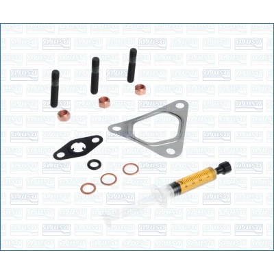 Bild av AJUSA JTC11016 Kit de montage, compresseur with studs, syringe oil avec joints instructions montage MERCEDES BENZ: CLK Coupe