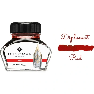 Bild av Diplomat Bläckflaska 30 ML Red