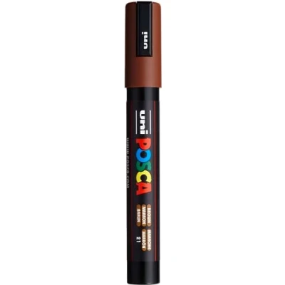 Bild av Uni Ball Posca PC 5M färgmarkör, brun av 1 lackmarkör,