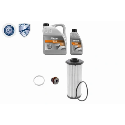 Bild av VAICO V10 4991 Jeu de pièces, vidange boîte automatique avec joints quantité d&#039;huile pour standard, bague d&#039;étanchéité