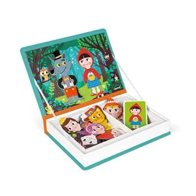 Bild av Janod Magneti&#039;Book Story Book 40 Piece Magnetic Educational Set Encourages Motor Skills and Imagination Suitable for Ages 3 Up, J02588