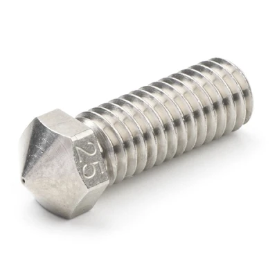 Bild av Micro Swiss Plated Wear Resistant High Flow Volcano kompatibel/Artillery Sidewinder 1,75 mm munstycke 0,25
