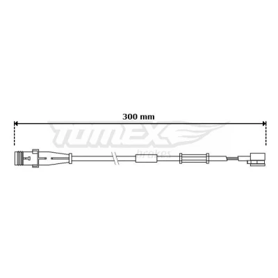 Bild av TOMEX brakes TX 30 70 Usure Des Plaquettes De Frein Essieu avant OPEL: Vectra C CC, Berline, Zafira B, VAUXHALL: Mk2 CC