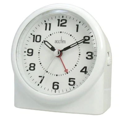 Bild av Acctim Alarm, Analog, Sängklocka, Vit, 7,5 x 11,2 12 cm