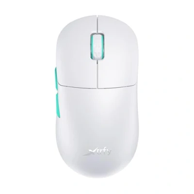 Bild av Xtrfy M8 Wireless, trådlös ultralätt gamingmus, optimerad för e sport, 2,4 GHz radio, extremt låg front högre precision, laddningsbar, Vit