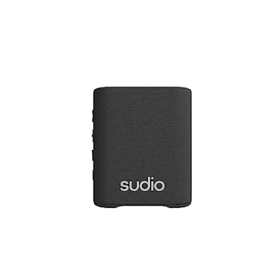 Bild av Sudio S2 Black Bluetooth Speaker with Loud Sound and Deep Bass Long Playtime IPx5 Waterproof 5.3 TWS Pairing Portable Wireless Compact for Home, Outdoor