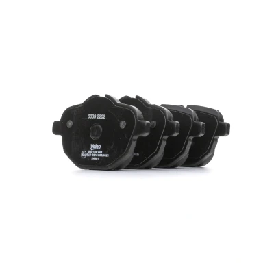 Bild av VALEO 302159 Jeu de plaquettes frein Essieu arrière contact signal d&#039;usure exclu avec tôle anti bruit BMW: X4, 5 Touring, X5