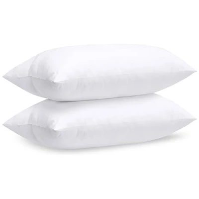 Bild av Utopia Bedding Innerkuddar (Set med 2), 50 x 70 cm Soffkudde, Dekorativa kuddar, Ihålig Fiber Kudde (Vit)