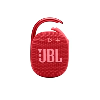 Bild av JBL Clip 4 bärbar mini Bluetooth högtalare, stort ljud och kraftfull bas, inbyggd karbinhake, IP67 vattentät dammtät, 10 timmars speltid, högtalare för hemmet,