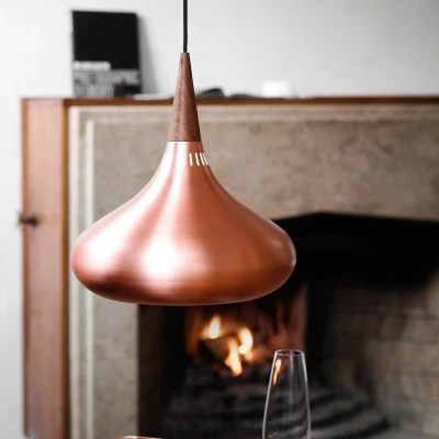 Bild av FRITZ HANSEN Orient P1 pendel koppar/ros Ø 22,5