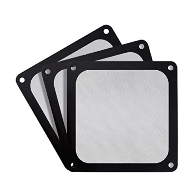 Bild av Silverstone Bundle: 3X SST FF143B 140 mm fläktskydd med ultrafint dammfilter, magnetmontering, svart