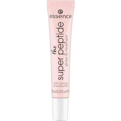 Bild av Essence Cosmetics Superpeptid Behandlingen För Glansiga Läppar, Läppbalsam, Utjämnande, Med Vitaminer, Vårdande, Glansig, 10 ml