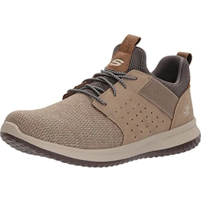 Bild av Skechers herr klassiska passform delson Camden sneakers, toupe, 46 EU bred