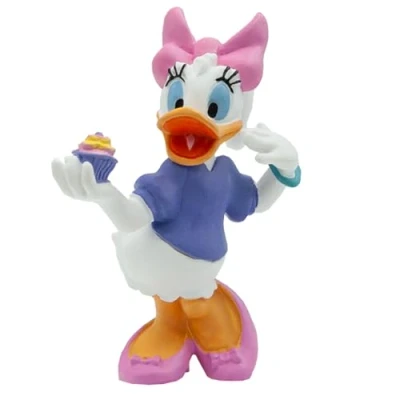 Bild av Bullyland 15337 Leksaksfigur Walt Disney Daisy Duck, ca 6,9 cm, detaljerad, perfekt som en liten gåva för barn från 3 år
