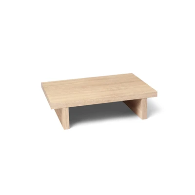 Bild av Ferm Living Kona Side Table Sängram Natural Oak Veneer W33,5 x H10 D49 cm