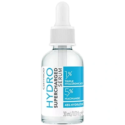 Bild av Catrice Hydro Supercharged Serum, ansiktsserum, transparent, fuktgivande, regenererande, utjämnande för torr hud, vegansk, oljefri, utan parfym, alkohol, 1 pack (30 ml)