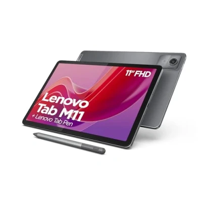 Bild av Lenovo Tab M11 surfplatta 11 tum WUXGA Touch Display MediaTek Helio G88 8 GB RAM 128 SSD Wi Fi Android 13 grå inkl. Pen