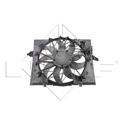 Bild av NRF 47213 ventilateur Moteur 494 12 600 avec cadre du de radiateur (encadrement), sans balais appareil commande