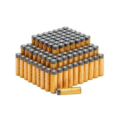 Bild av Amazon Basics AA alkaliska batterier, kraftfulla, 1,5 V, 100 pack