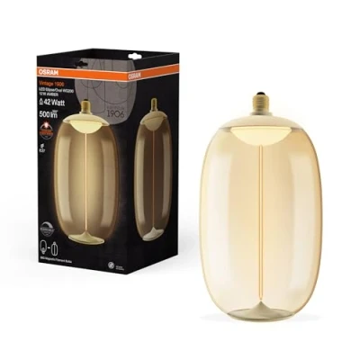 Bild av OSRAM LED Big Elipse Oval E27 12W 818 Filament amber dimbar